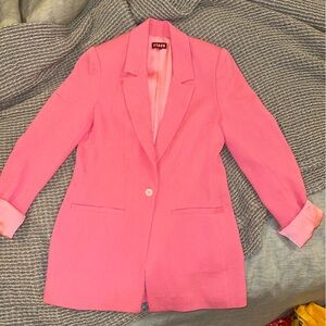 STAUD Vibrant Pink Blazer